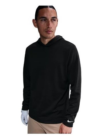Nike Tour sudadera con capucha para hombre, negro/blanco