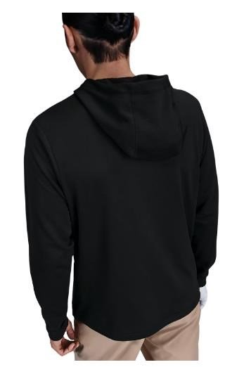 Nike Tour sudadera con capucha para hombre, negro/blanco