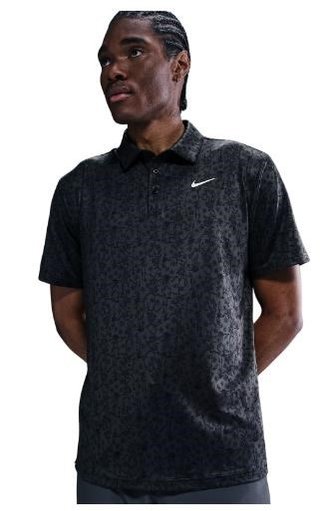 Nike Tour polo de hombre, antracita/blanco
