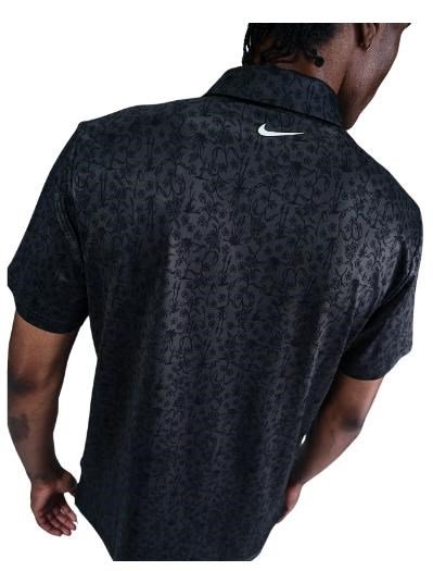 Nike Tour polo de hombre, antracita/blanco