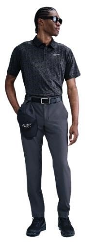 Nike Tour polo de hombre, antracita/blanco