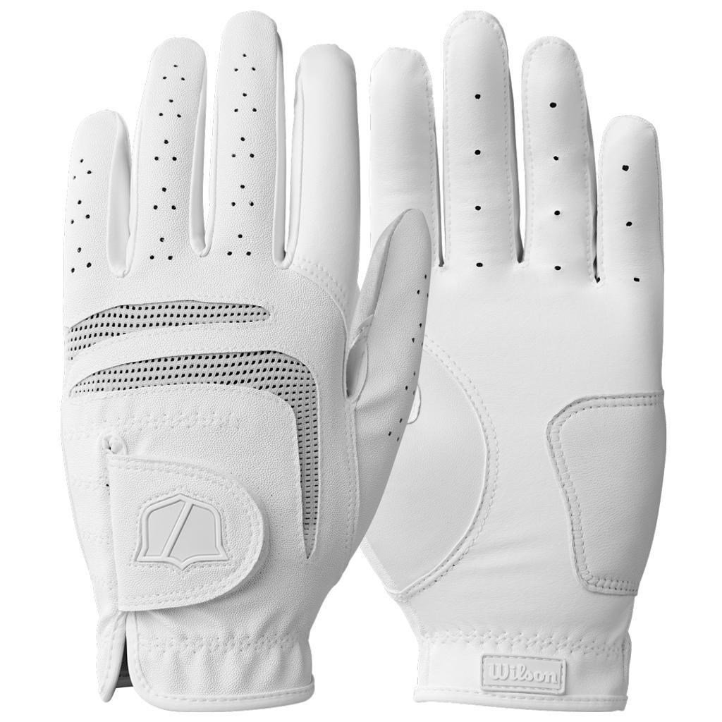 Wilson Grip Plus guante de golf de mujer, blanco