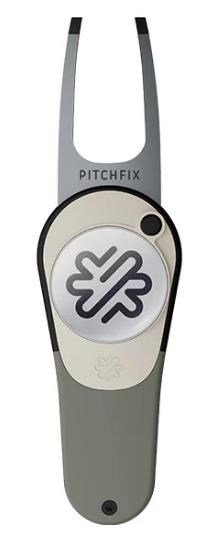 Pitchfix Icon marcador de divots, gun metal