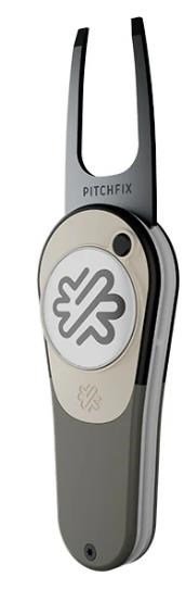 Pitchfix Icon marcador de divots, gun metal