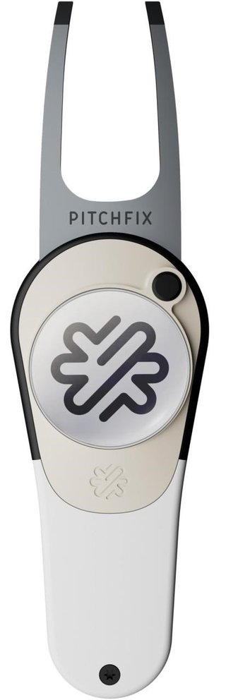 Pitchfix Icon marcador de divots, blanco