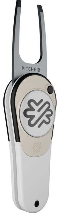 Pitchfix Icon marcador de divots, blanco