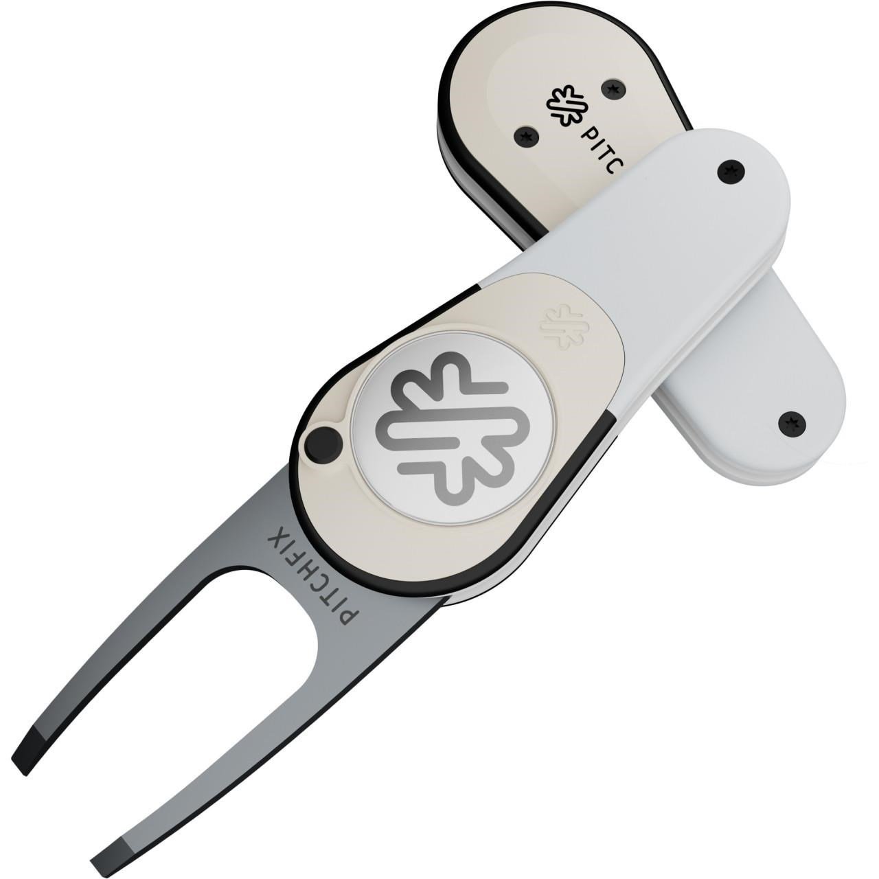 Pitchfix Icon marcador de divots, blanco