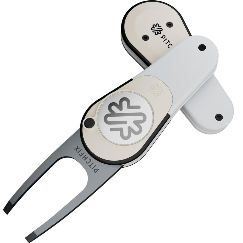 Pitchfix Icon marcador de divots, blanco