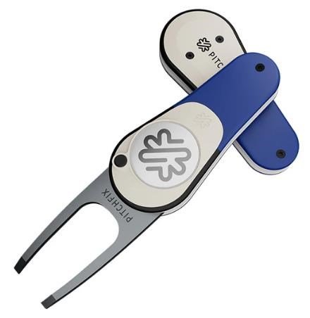 Pitchfix Icon marcador de divots, azul