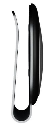 Pitchfix Hatclip marcador de sombrero, negro