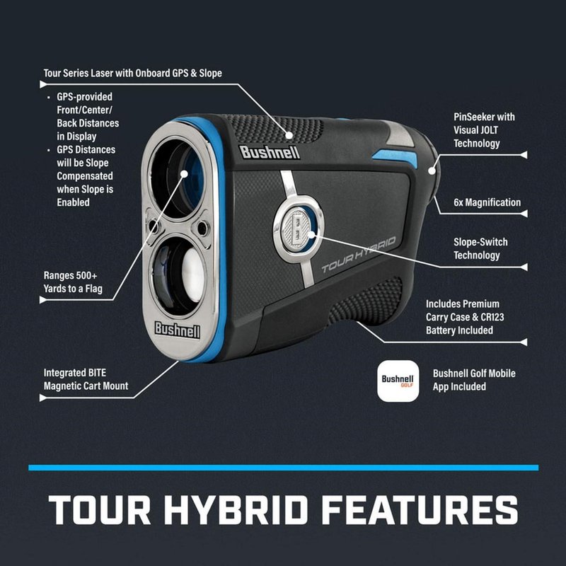Bushnell Tour Hybrid telémetro láser (Slope)