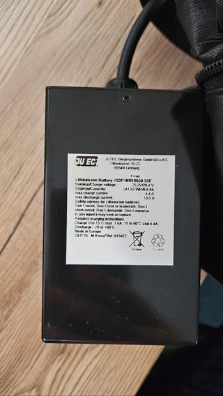 JuCad Powerpack 2.0 with MAGNETIC Plug (without charger-socket) accesorio para carrito