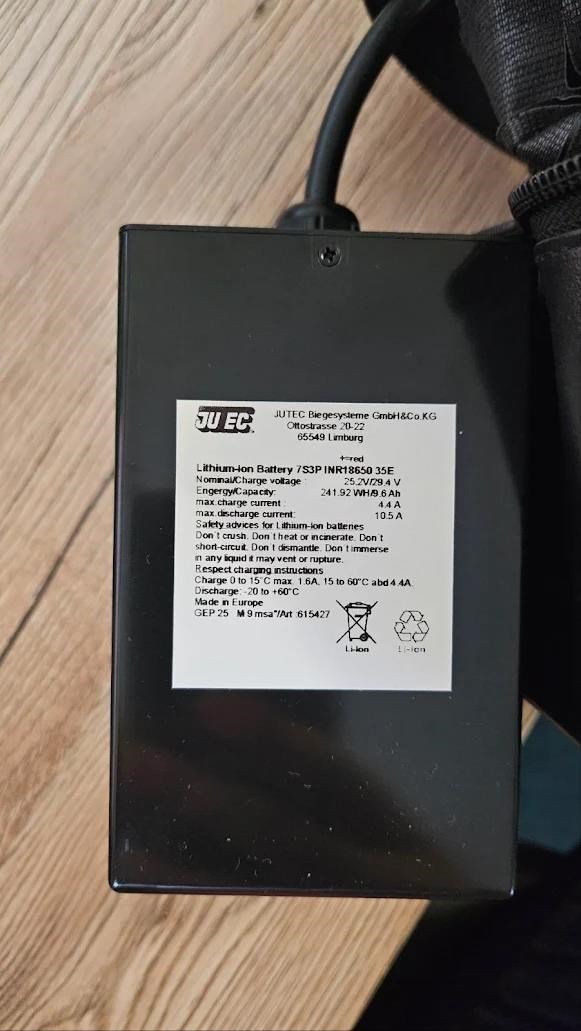JuCad Powerpack 2.0 with MAGNETIC Plug (without charger-socket) accesorio para carrito
