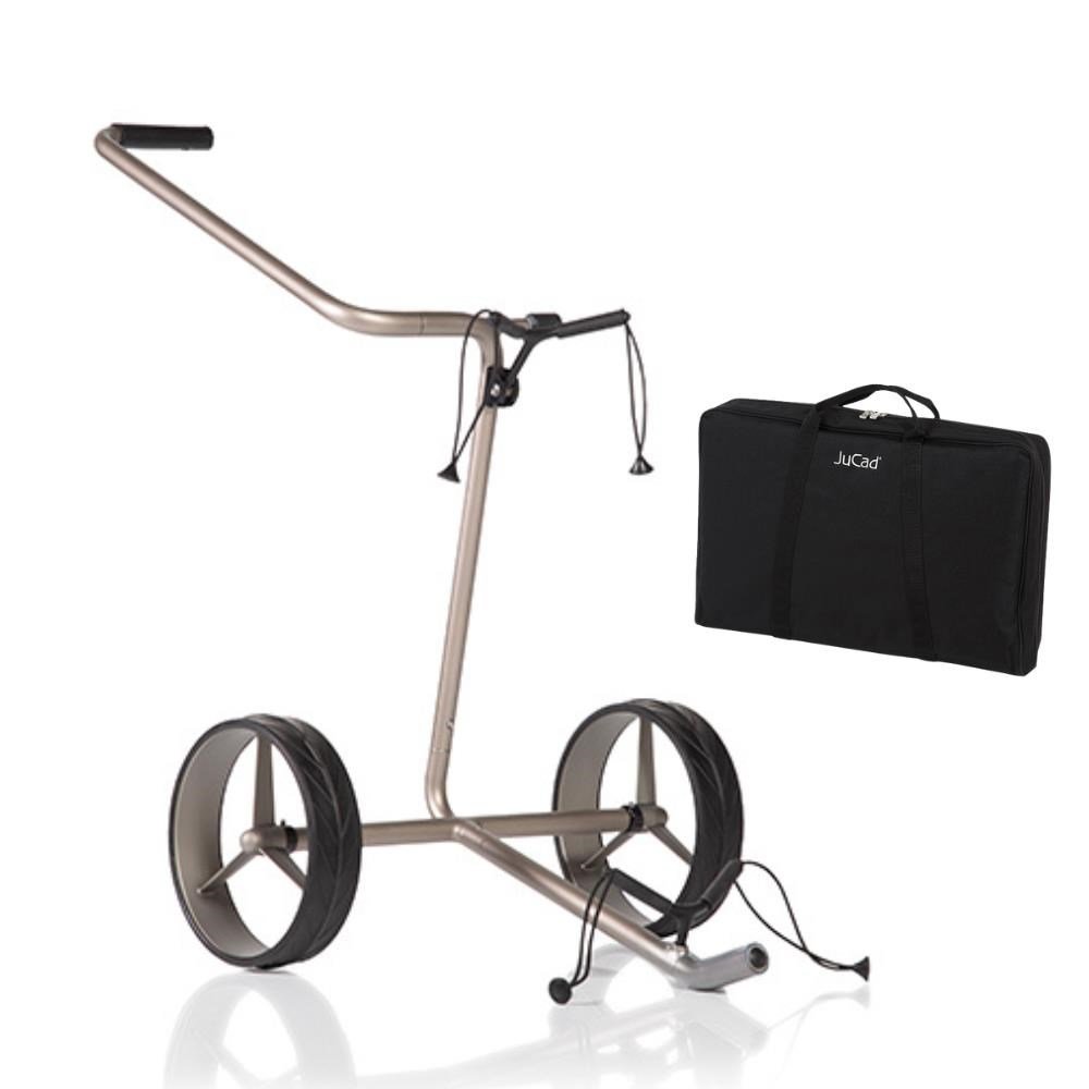 JuCad Edition S carrito manual de 2 ruedas, aleación de aluminio + bolsa de transporte JTT, plateado