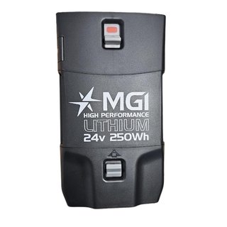 MGI Ai Battery - Litio 24V 250Wh (18 hoyos) accesorio para carrito, negro