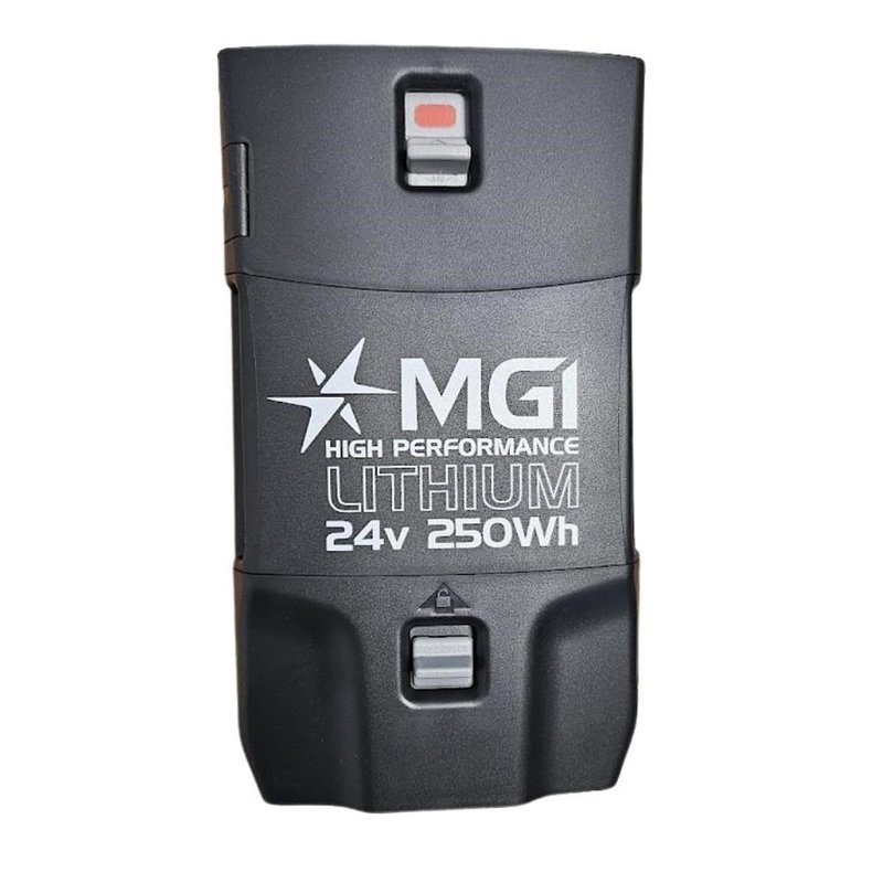 MGI Ai Battery - Litio 24V 250Wh (18 hoyos) accesorio para carrito, negro