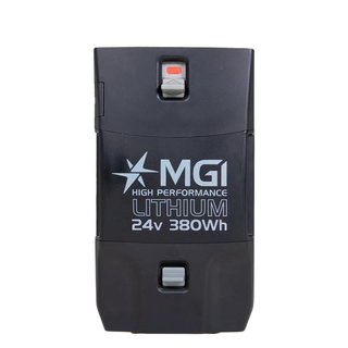 MGI AI Battery - Lithium 24V 380Wh (36 holes), negro