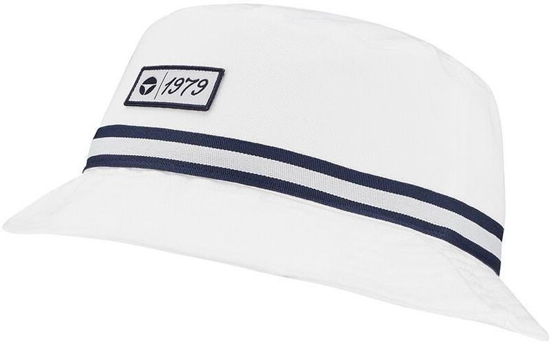 TaylorMade Vintage Twill Bucket sombrero, blanco