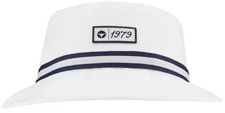 TaylorMade Vintage Twill Bucket sombrero, blanco