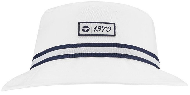 TaylorMade Vintage Twill Bucket sombrero, blanco