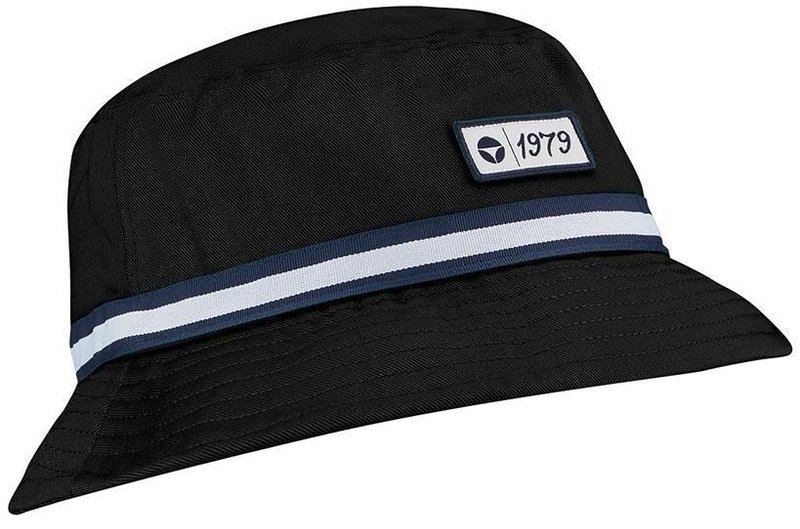 TaylorMade Vintage Twill Bucket sombrero, negro