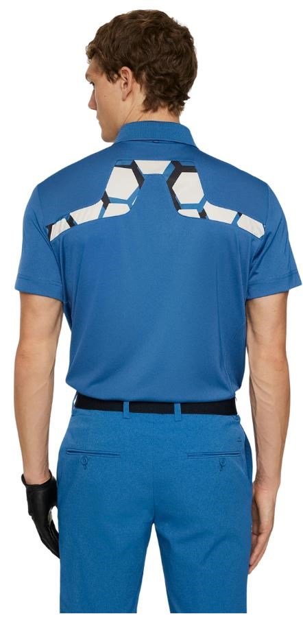 J.Lindeberg KV Tour Golf polo de hombre, azul oscuro