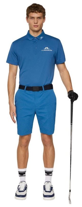 J.Lindeberg KV Tour Golf polo de hombre, azul oscuro