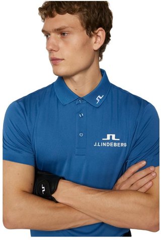 J.Lindeberg KV Tour Golf polo de hombre, azul oscuro