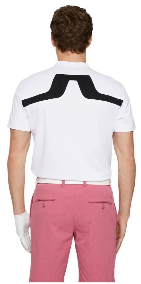 J.Lindeberg Anton polo de hombre, blanco