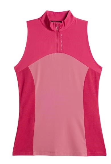 J.Lindeberg Tiana Sleeveless top de mujer sin mangas, rose wine