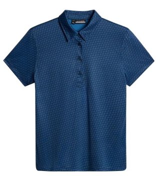 J.Lindeberg Caitlyn polo de mujer, shadow bridge navy