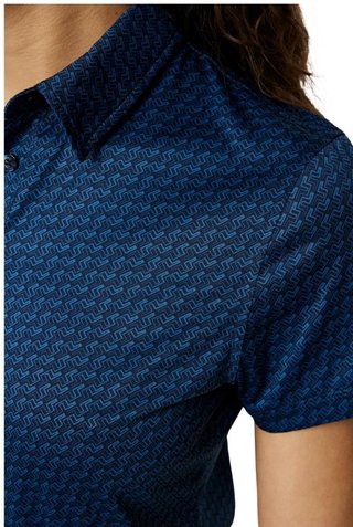 J.Lindeberg Caitlyn polo de mujer, shadow bridge navy
