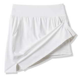 Travis Mathew Game Set Match Long skort de mujer, blanco