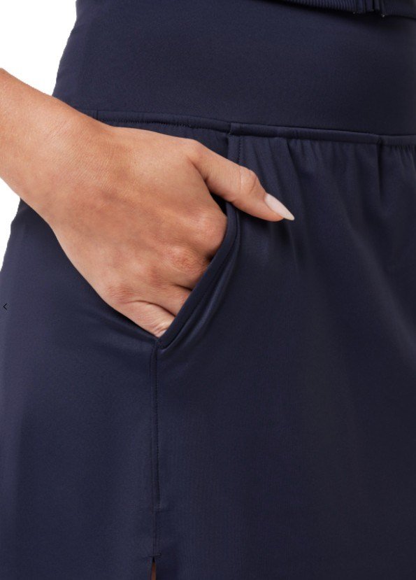 Travis Mathew Game Set Match falda pantalón larga de mujer, navy blazer