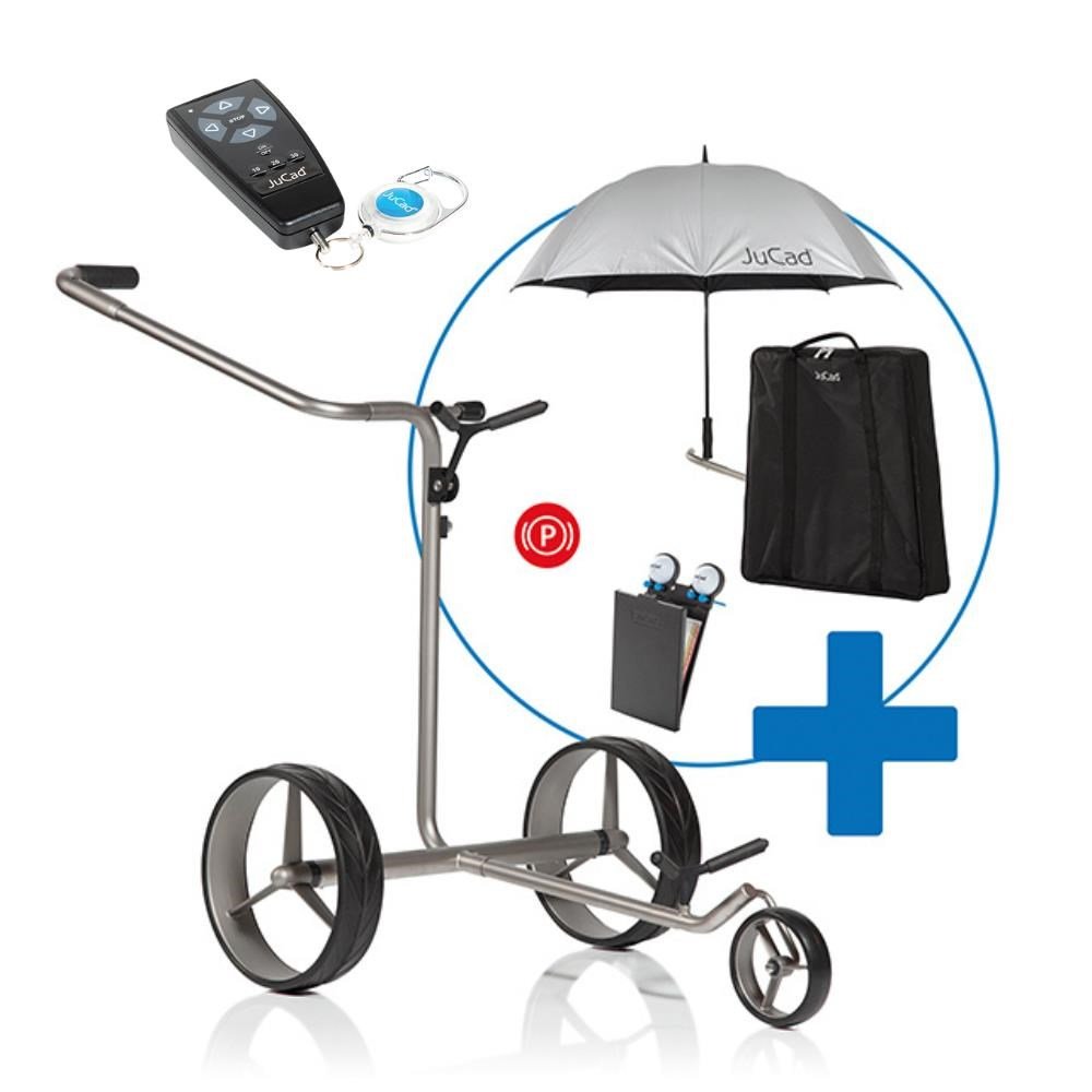 JuCad drive SL Master Titan SET carrito eléctrico, titanio