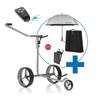 JuCad drive SL Master Titan SET carrito eléctrico, titanio
