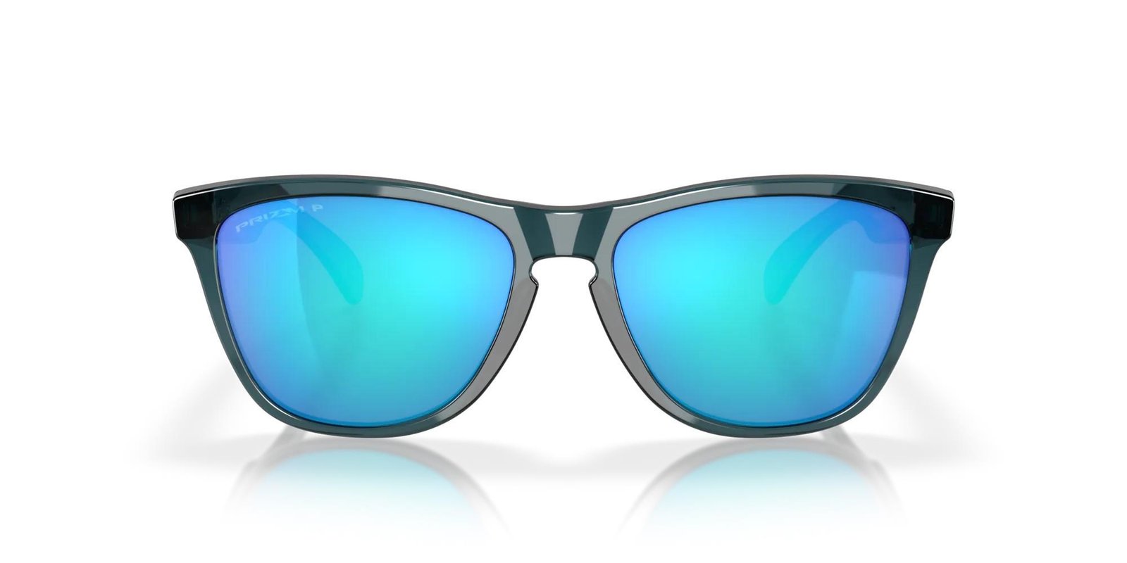 Oakley Frogskins gafas de sol, Prizm Sapphire Polarized Lenses/Crystal Black