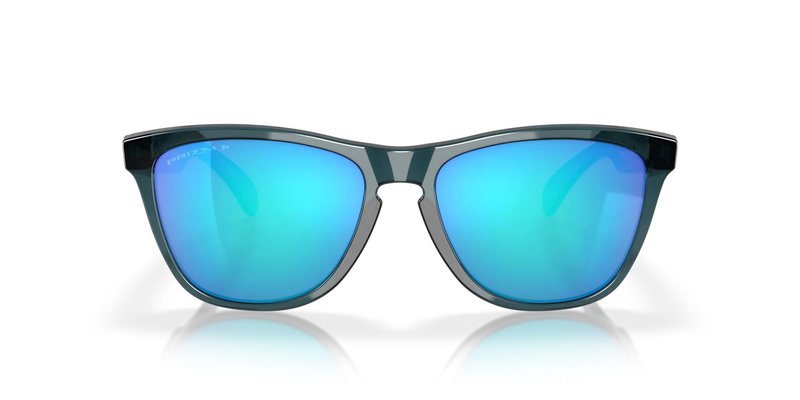 Oakley Frogskins gafas de sol, Prizm Sapphire Polarized Lenses/Crystal Black