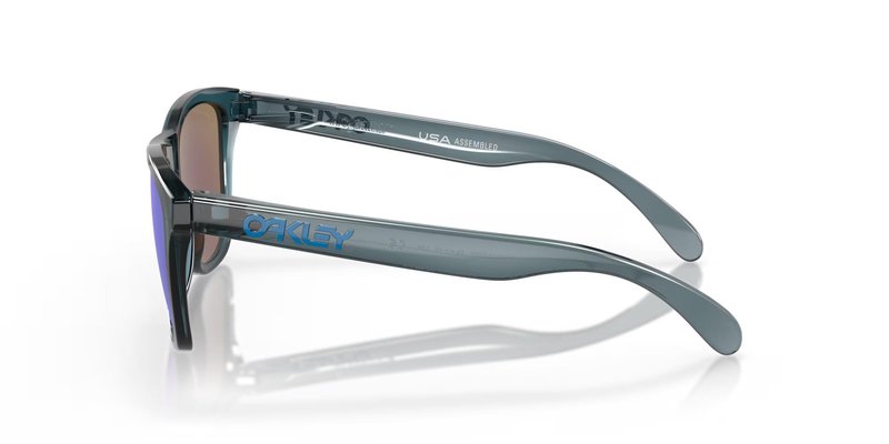 Oakley Frogskins gafas de sol, Prizm Sapphire Polarized Lenses/Crystal Black