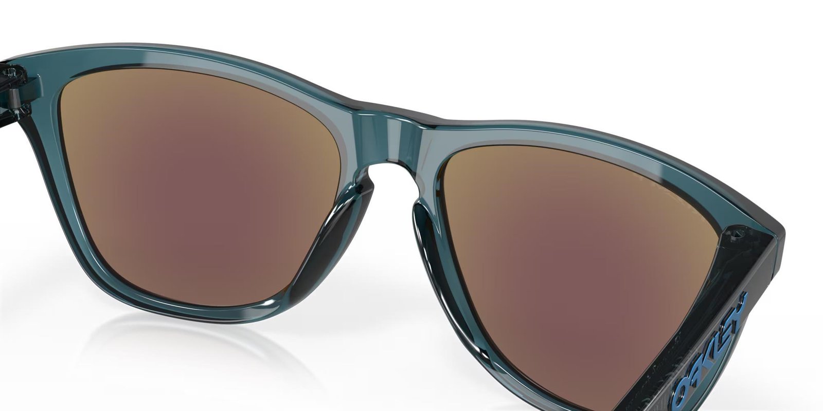 Oakley Frogskins gafas de sol, Prizm Sapphire Polarized Lenses/Crystal Black