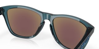 Oakley Frogskins gafas de sol, Prizm Sapphire Polarized Lenses/Crystal Black