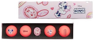 Volvik VIVID Lite DISNEY MINNIE pelotas de golf, rosas