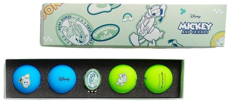 Volvik VIVID DISNEY DONALD pelotas de golf, mix de colores