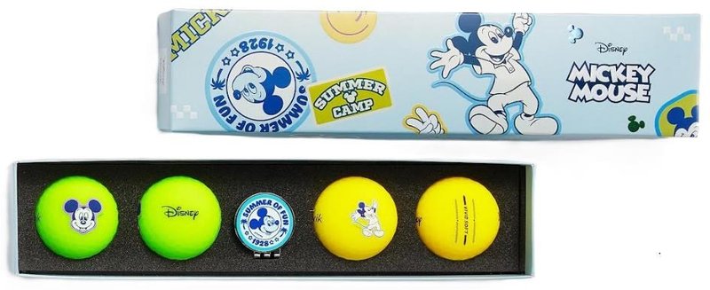 Volvik VIVID Lite DISNEY MICKEY Mouse 2.0 pelotas de golf, mix de colores
