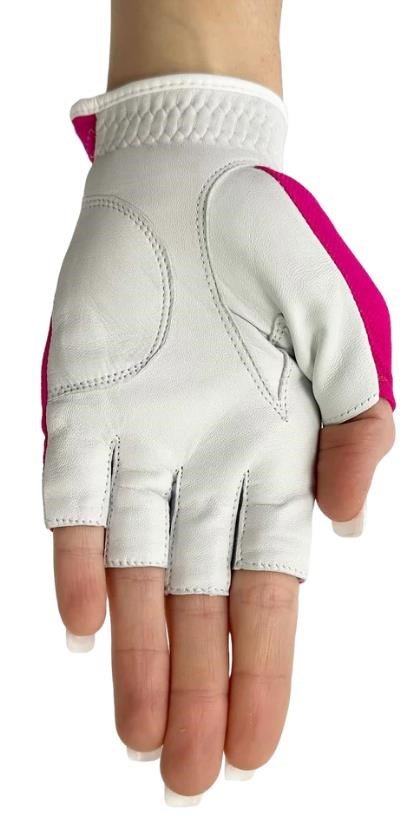 Best of Golf America Half Finger guante de dama, rosa