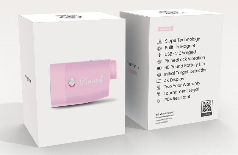 Pinned Prism+ telémetro láser, rosa