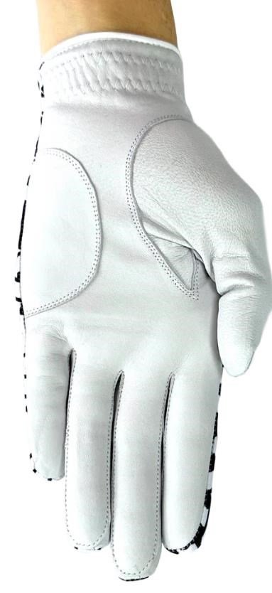 Best of Golf America Check guante de golf para mujer, blanco/negro