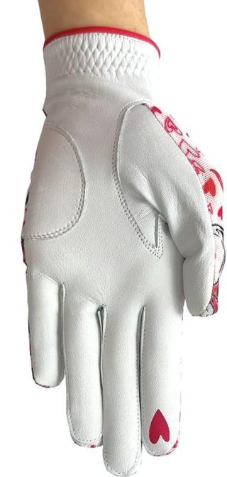 Best of Golf America XOXO guante de mujer, rosa/blanco