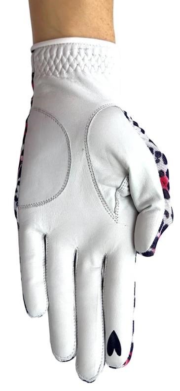 Best of Golf America Ladybird guante de golf para mujer, blanco/rosa