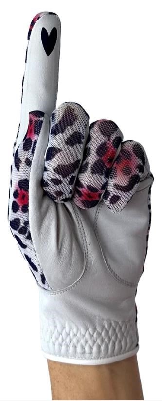 Best of Golf America Ladybird guante de golf para mujer, blanco/rosa